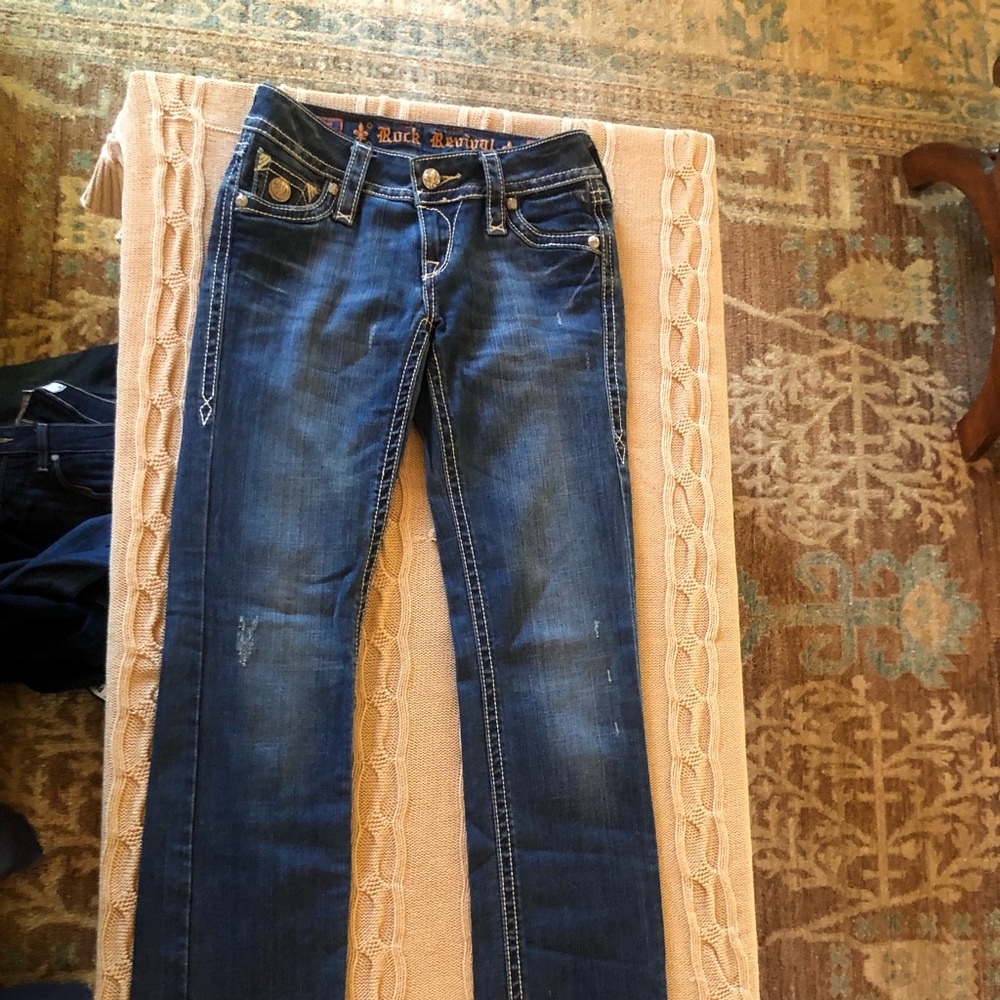 Worn once designer jeans
